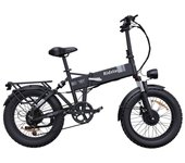 Ridstar H20 Pro Bicicleta Eléctrica Doble Motor 500w*2 Batería 48v23ah 20" Negra