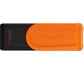 Pendrive Kingston DataTraveler Exodia S 256GB USB 3.2 Gen 1 Negro/Naranja tapón giratorio