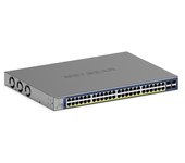 Switch NETGEAR 48x 10G RJ-45 PoE+ 4x SFP+ Rack Gestionado Apilable Alto Rendimiento