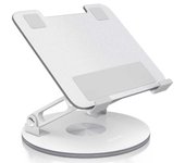 Soporte AISENS LPS4SL-341 para portátil/tablet 7-13″ aluminio rotación 360° plegable plata