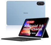 Blackview Mega 2 12" FHD+ 2K 12GB/256GB 4G Android 15 Azul + Teclado Bluetooth QWERTY Inglés