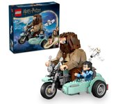 Lego Harry Potter Viaje en Moto: Hagrid y Harry con Sidecar y Hedwig para Niños de 9+ Años