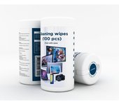 Paño de limpieza Gembird CK-WW100-01 microfibra antiestático pack 100 unidades 80x120 mm