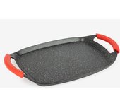 Plancha asadora apta para inducción 37x25cm