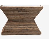 Consola de madera de olmo reciclada Pisco 120x45x87cm