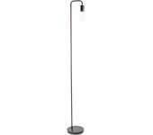 Lámpara de pie negra de metal Kobe 150cm