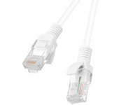 CABLE RED LANBERG LATIGUILLO CAT.6 UTP 2M BLANCO FLUKE PASSED