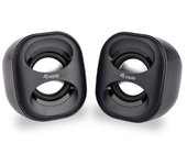 ALTAVOCES 2.0 EQUIP LIFE MINI 6W RMS COLOR NEGRO JACK 3.5- ALIMETANCION USB