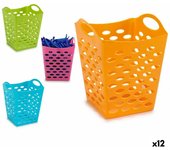 BigBuy Home Cesta para Pinzas Polietileno 13 x 17 x 13 cm (12 Unidades)