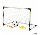 Portería de fútbol colorbaby 90 x 59 x 59 cm plegable (4 unidades)