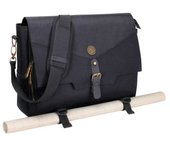 ENHANCE Bolsa De Escritorio Essentials del Jugador De RPG: La Bolsa De Mensajero De Mazmorras Y Dragones Se Adapta A Carpetas Y Accesorios con Compartimento para Computadora Portátil De 17 Pulgadas