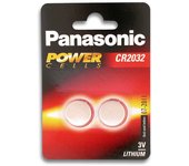 Pila de Boton Panasonic Cr2032 3v Blister de dos Piezas 90011m