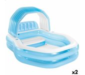 Piscina hinchable intex azul 530 l 229 x 135 x 191 cm (2 unidades)