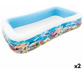 Piscina hinchable para niños intex tropical 1020 l 305 x 56 x 183 cm (2 unidades)