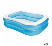 Piscina hinchable intex azul blanco azul/blanco 540 l 203 x 48 x 152 cm (3 unidades)
