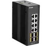 D-Link DIS-300G-12SW Gestionado L2 Gigabit Ethernet (10/100/1000) Negro