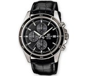 Reloj de pulsera CASIO Edifice - EFR-526L-1AVUEF correa color: Gris plata Dial Negro Hombre