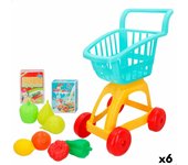 Carro de compra colorbaby my home juguete 10 piezas 34 x 54 x 29 cm 6 unidades