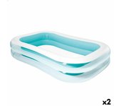 Piscina hinchable intex blanco/verde 770 l 262 x 56 x 175 cm (2 unidades)