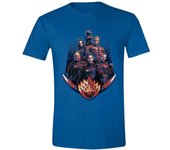 Marvel camiseta guardians of the galaxy vol. 3 distressed group pose talla s