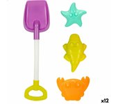 Set de juguetes de playa colorbaby 4 piezas polipropileno (12 unidades)