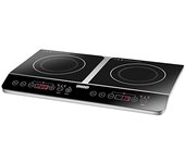 Unold Double Elégance Negro, Acero inoxidable Encimera 60 cm Con placa de inducción 2 zona(s)