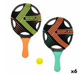 Palas de playa con pelota colorbaby neopreno plástico (6 unidades)
