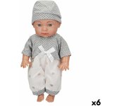 Muñeco bebé colorbaby 14 x 30 x 9 cm 6 unidades