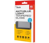 Blade - Protector Pantalla Switch 2, Cristal Templado con Filtro Anti Luz Azul, Dureza 9H, Antiarañazos, Antihuellas, Kit de Limpieza, Fácil Instalación, 0.3mm