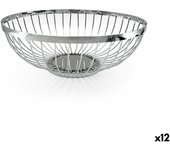 Panera my bar plateado metal 25,5 x 9,5 cm (12 unidades)