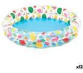 Piscina hinchable para niños intex tropical aros 150 l 122 x 25 cm (12 unidades)