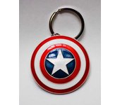Semic Distribution Captain America shield Anilla de llavero Azul, Rojo, Blanco