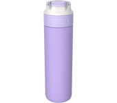 Kambukka Botella de agua de acero inoxidable, modelo "ELTON INSULATED DIGITAL LAVENDER", 600 ml, termo impermeable, tecnología Snapclean, tapa apta para lavavajillas, mango cómodo
