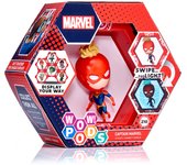 WOW! PODS - Colección Marvel Avengers - Capitana Marvel - Figura Coleccionable con luz y Sensor de Movimiento (Deqube 918MVL101642)
