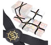 ENHANCE Bandas para Juegos De Mesa - Bandas Elásticas para Cajas con Agarre Texturizado Duradero para Cajas De Juegos De Mesa, Juegos De Mesa Y Juegos De Cartas, Viajes Y Almacenamiento (Juego De 5)