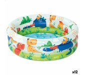 Piscina hinchable para niños intex dinosaurios aros 28 l 33 l 61 x 22 x 61 cm (12 unidades)