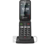 Emporia SIMPLICITYglam 7,11 cm (2.8") 102 g Negro, Blanco Teléfono para personas mayores