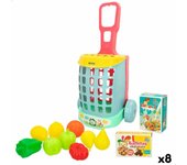 Carro de compra colorbaby my home juguete 12 piezas 15 x 10 x 6 cm 8 unidades