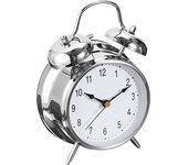 TFA-Dostmann 98.1043 despertador Reloj despertador analógico Plata, Blanco