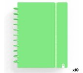 Libreta de Anillas Carchivo INGENIOX Verde A4 100 Hojas (10 Unidades) - Marca: Carchivo - EAN: 4899888763888