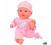Muñeco bebé colorbaby 32 cm 6 unidades
