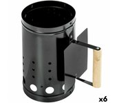 Chimenea de encendido para barbacoa algon 16 x 27 cm (6 unidades)