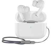 Auricular inalámbrico devia airbuds pro 2 / tws / bt 5.3 / 350 mah / blanco