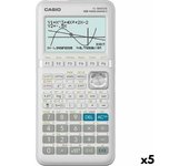 Calculadora gráfica casio fx-9860g ii blanco (5 unidades)