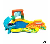 Piscina hinchable para niños intex parque de juegos dinosaurios 272 l 249 x 109 x 191 cm (2 unidades)