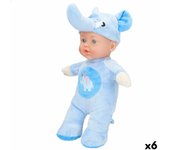 Muñeco bebé colorbaby 21 x 32 x 9 cm 6 unidades