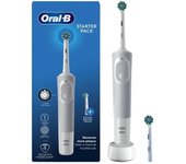 Cepillo dental electrico braun oral b vitality 100 easy clean blanco + 1 repuesto starter pack white