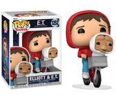 Funko Pop! Movies: ET - Elliott - Elliot With ET In Bike Basket - E.T. The Extra Terrestrial - Figura de Vinilo Coleccionable - Idea de Regalo- Mercancia Oficial - Juguetes para Niños y Adultos