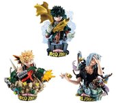 Megahouse My Hero Academia Petitrama EX Series Pack 3 Trading Figures Type-Decision 9 cm
