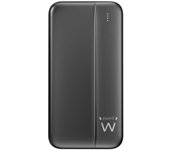 Ewent Power Bank 10000mAh UltraSlim PD 22.5W, Carga Rápida, 3 Puertos (Tipo C + USB-A), Cargador Portátil para iPhone 15, Samsung S24/S23/S22, Xiaomi, Huawei, iPad - Negro